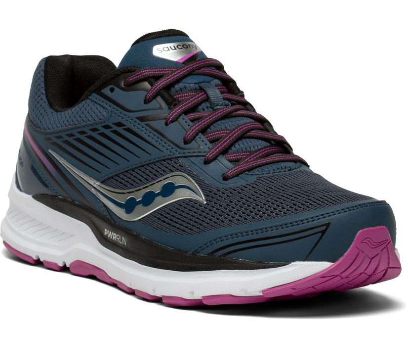 Saucony Echelon 8 Wide Women's Running Shoes Navy | Canada 103NWYB